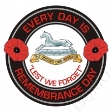 The Queens Own Hussars Remembrance Day Sticker